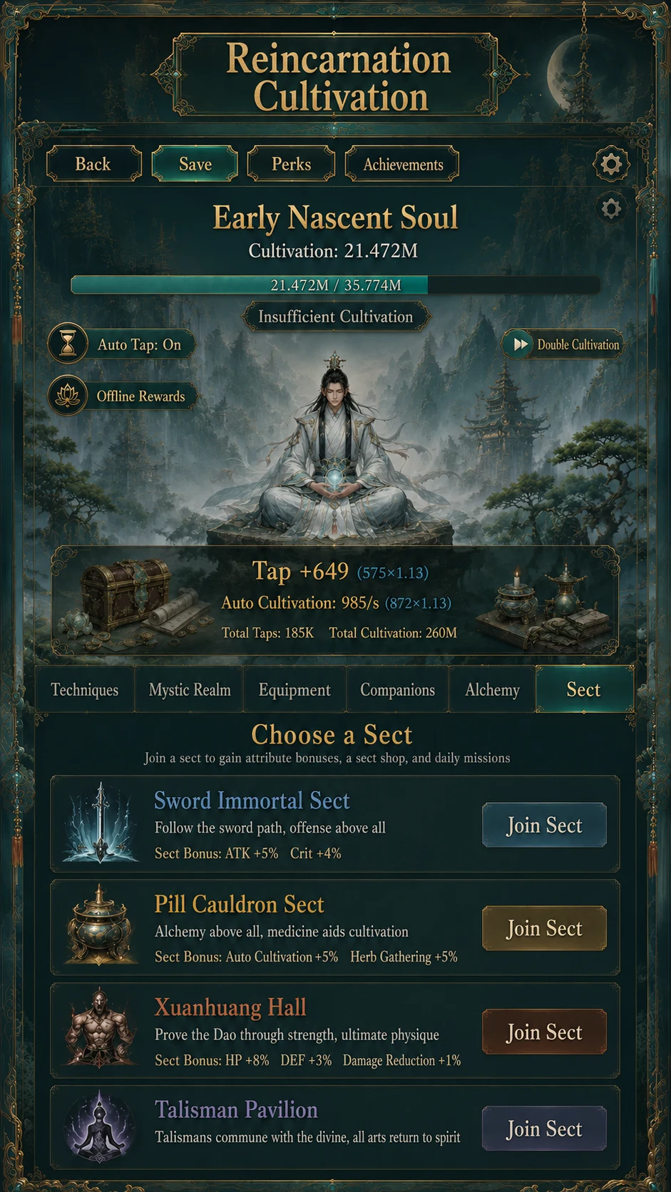 Idle Cultivation screenshot