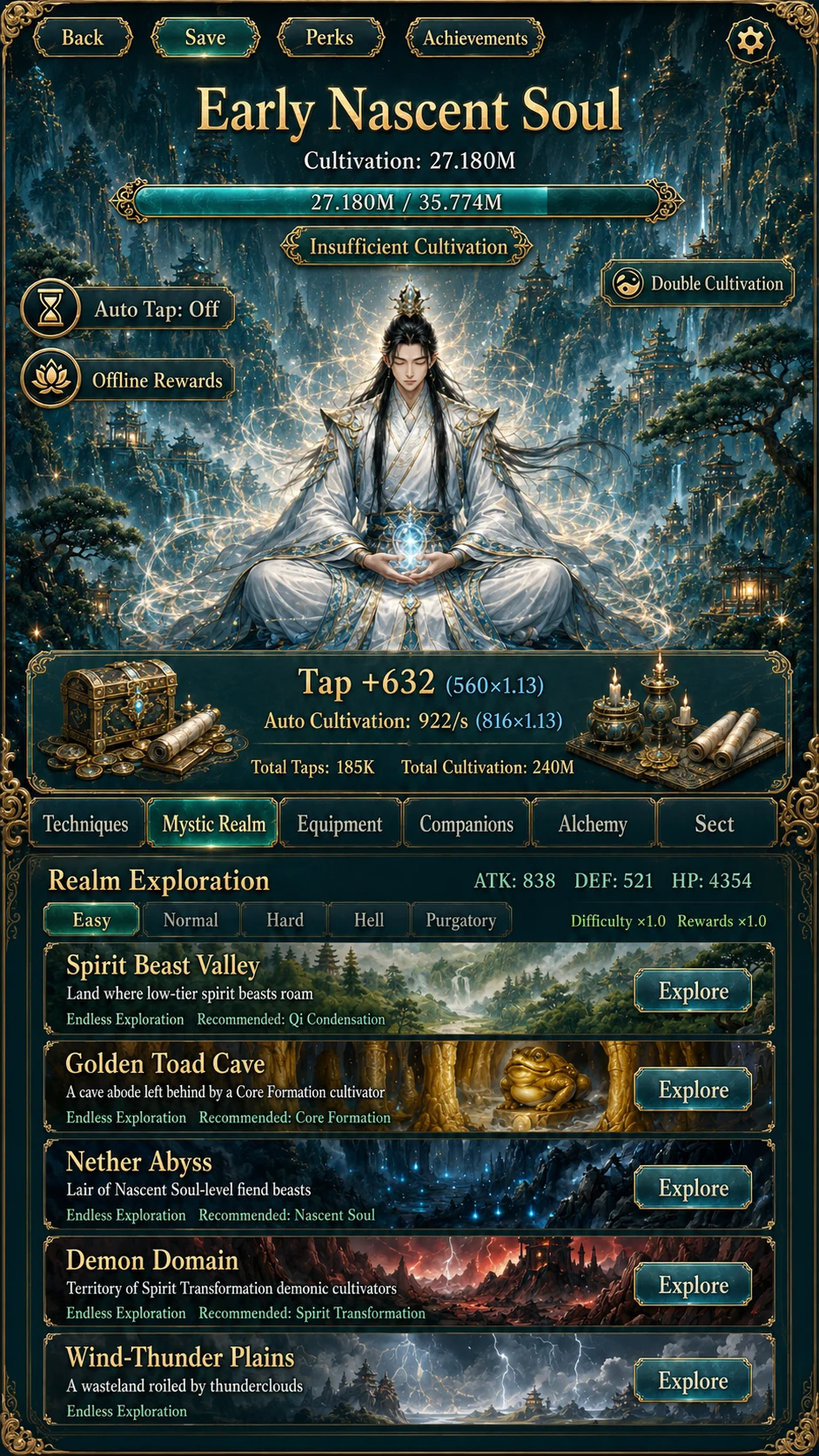 Idle Cultivation screenshot